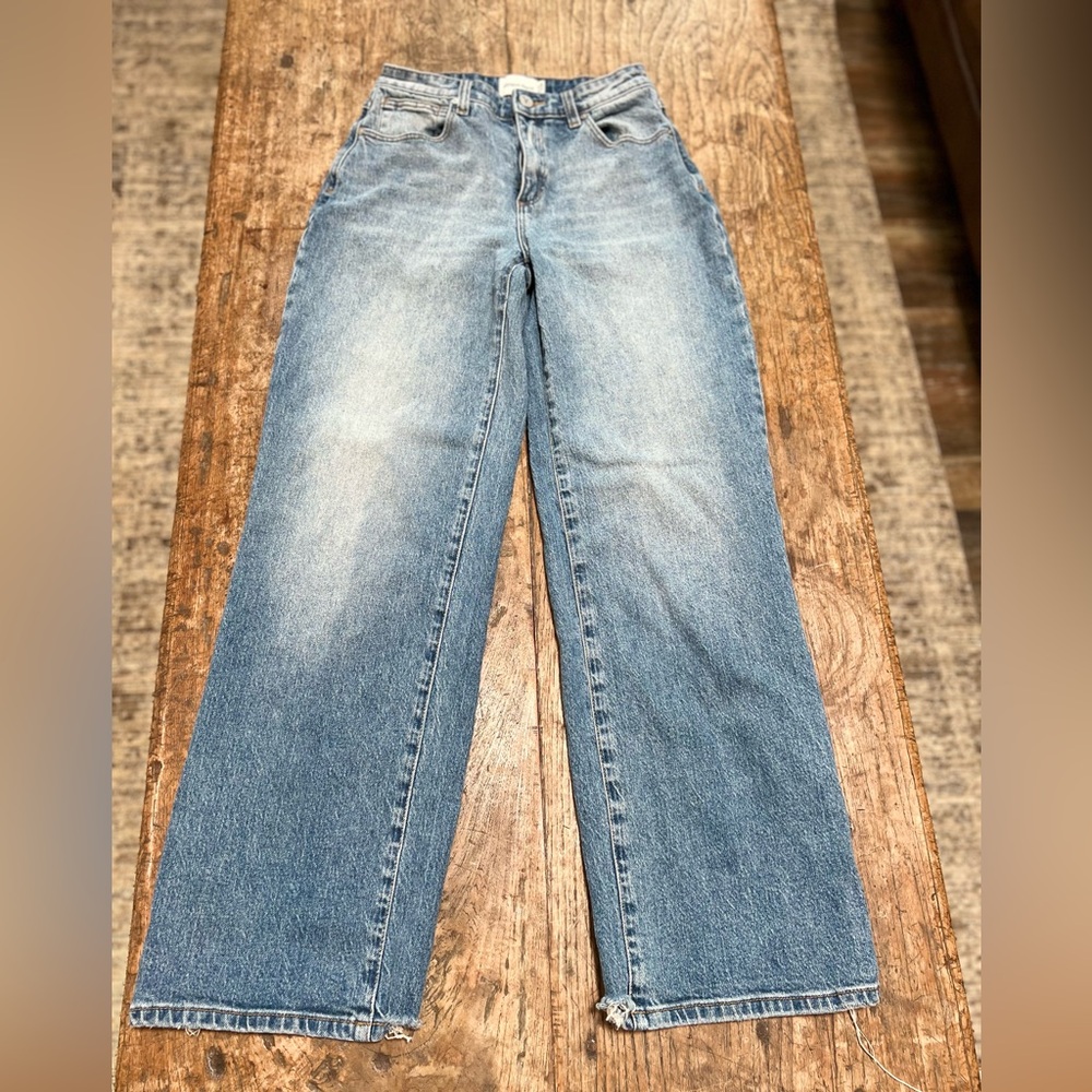 Abrand 95 Mid Baggy Blue Women's Jeans Size 24